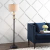 60" Glass/Metal January Floor Lamp (Includes LED Light Bulb) Black - JONATHAN Y 2 60" Glass/Metal January Floor Lamp (Includes LED Light Bulb) Black - JONATHAN Y -Lamps and Lighting Store GUEST 2f0c3076 b5ee 40aa 9191 afcc977c140d