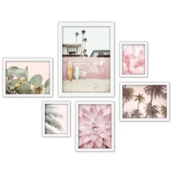 (Set Of 6) Framed Prints Gallery Wall Art Set Southwest Beach Photography By Sisi And Seb - Americanflat
