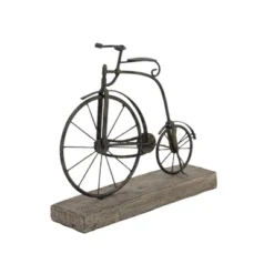 Vintage Reflections Rustic Iron And Wood Penny-Farthing Model Bicycle (14") - Olivia & May -Lamps and Lighting Store GUEST 30159c64 d7a2 401e a228 952d3d4f7c2f