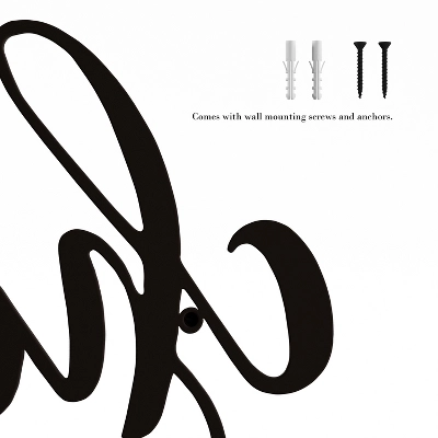 Metal Cutout- Cherish Decorative Wall Sign-3D Word Art Home Accent Decor-Perfect For Modern Rustic Or Vintage Farmhouse Style By Hastings Home 4 Metal Cutout- Cherish Decorative Wall Sign-3D Word Art Home Accent Decor-Perfect For Modern Rustic Or Vintage Farmhouse Style By Hastings Home - Image 3