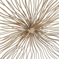 LuxenHome Gold Abstract Flower Square Metal Wall Art 18 LuxenHome Gold Abstract Flower Square Metal Wall Art -Lamps and Lighting Store GUEST 310da340 4fe0 4f0d b979 f4e06797f2b4