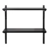 24" X 8" X 24" Meridien Wood Wall Shelf Black - Kate & Laurel All Things Decor 1 24" X 8" X 24" Meridien Wood Wall Shelf Black - Kate & Laurel All Things Decor -Lamps and Lighting Store GUEST 313c3587 f5b2 4b5c b413 f88d9d832f6e