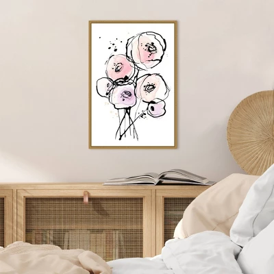 16" X 23" Pink Mod 2 By Lesia Binkin Framed Canvas Wall Art - Amanti Art 7 16" X 23" Pink Mod 2 By Lesia Binkin Framed Canvas Wall Art - Amanti Art - Image 5