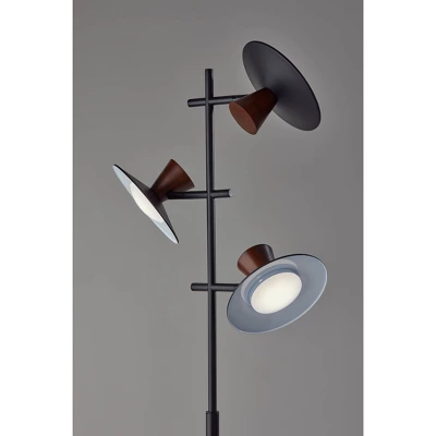 Elmore Tree Lamp With Smart Switch Black (Includes LED Light Bulb) - Adesso 5 Elmore Tree Lamp With Smart Switch Black (Includes LED Light Bulb) - Adesso - Image 3