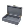Classic Touch Grey Wood Decorative Box With Gold Flower Opener 2 Classic Touch Grey Wood Decorative Box With Gold Flower Opener -Lamps and Lighting Store GUEST 334a55cc bb7e 486a 85c2 0f4462b53571