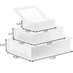 Vintiquewise Set Of 3 Velvet Vintage Storage Wooden Antique Classic Decorative Book Box Holder -Lamps and Lighting Store GUEST 334bc2ab aaf8 482a 9304 e1febe034a09