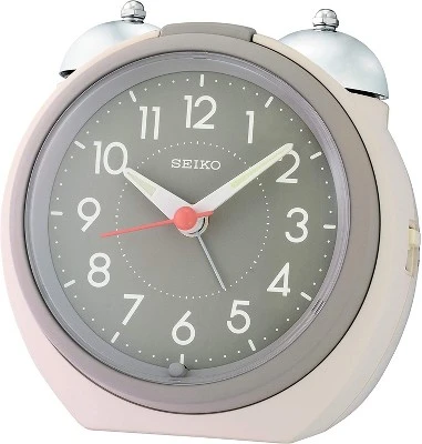 Seiko 4.5" Kita Bedside Alarm, - Ivory 7 Seiko 4.5" Kita Bedside Alarm, - Ivory - Image 5