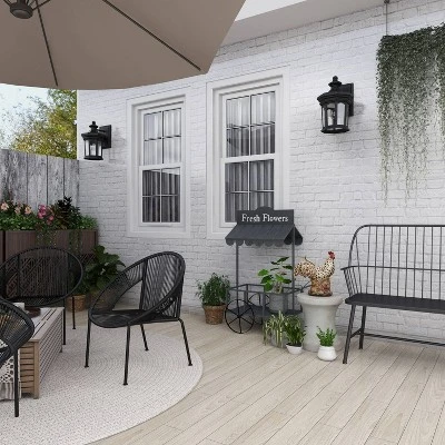 14" X 13" Farmhouse Ceramic Chicken Garden Sculpture Beige - Olivia & May 19 14" X 13" Farmhouse Ceramic Chicken Garden Sculpture Beige - Olivia & May - Image 17