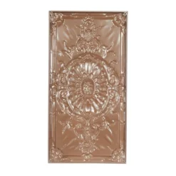 Metal Scroll Wall Decor With Embossed Details White - Olivia & May -Lamps and Lighting Store GUEST 33b3e624 6d19 4e26 a818 7708b9a89b01