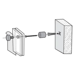 Azar Displays Floating Styrene Wall Frame With Rounded Edges, Silver Stand Off Caps: 22" X 28" Graphic Size, Overall Frame Size: 23.5"W X 31.5''H 11 Azar Displays Floating Styrene Wall Frame With Rounded Edges, Silver Stand Off Caps: 22" X 28" Graphic Size, Overall Frame Size: 23.5"W X 31.5''H -Lamps and Lighting Store GUEST 354eb419 a61e 485f 8b74 a39db9b2f45e