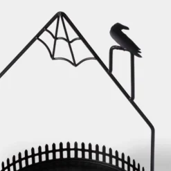 Metal Black Haunted House Halloween Decorative Tray - Hyde & EEK! Boutique™ -Lamps and Lighting Store GUEST 3694da7a 2e6d 4525 b1cf 36a291d33cdc