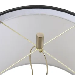 Logan Manor Amber Glass Table Lamp With Two Tone Fabric Shade - StyleCraft -Lamps and Lighting Store GUEST 37a17fa6 37a7 4ca5 b1be 7bba3a676533