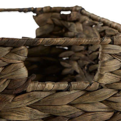 Design Imports Set Of 5 Gray Wash Hyacinth Baskets 5 Design Imports Set Of 5 Gray Wash Hyacinth Baskets - Image 3