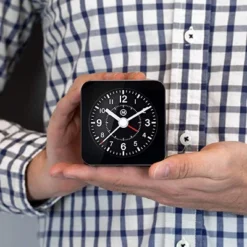 Marathon Mini Non-Ticking Analog Alarm Clock With Auto Back Light And Snooze Function -Lamps and Lighting Store GUEST 38275d48 4f44 4986 b4d2 e991c0b5c6b4