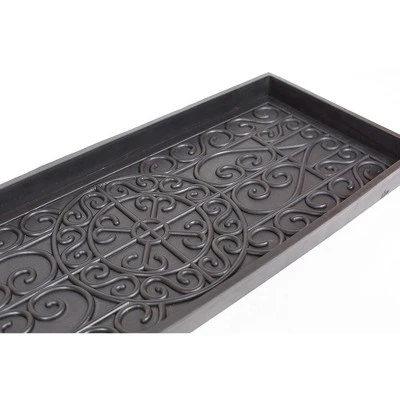 BirdRock Home 34''LX14''W Decorative Rubber Boot Tray 4 BirdRock Home 34''LX14''W Decorative Rubber Boot Tray - Image 2
