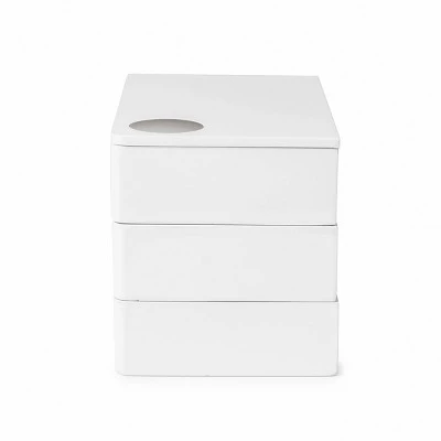 Spindle Jewelry Storage Box White - Umbra 4 Spindle Jewelry Storage Box White - Umbra - Image 2