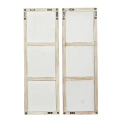 Set Of 2 Wooden Geometric Intricately Carved Wall Decors White - Olivia & May 22 Set Of 2 Wooden Geometric Intricately Carved Wall Decors White - Olivia & May -Lamps and Lighting Store GUEST 3987c3f6 a6c3 4b2a 8420 89a2fdf2ba03