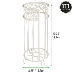 MDesign Metal Toilet Paper Holder Stand - Storage For 3 Rolls -Lamps and Lighting Store GUEST 3b3219f5 ed2e 4fbb bb34 0b39a0029aac