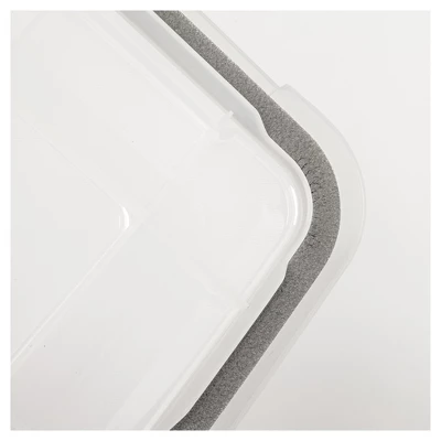 IRIS 62qt WeatherPro Plastic Storage Bin Clear 7 IRIS 62qt WeatherPro Plastic Storage Bin Clear - Image 5