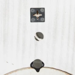 Wood Floral Carved Wall Mirror With Overlapping Petals White - Novogratz -Lamps and Lighting Store GUEST 3d2cd147 9ed1 49ac 9259 3771f8f5de19