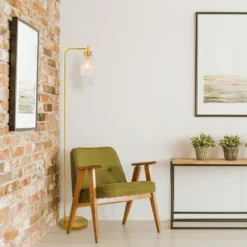 63" Kyra Pillar Shade Floor Lamp Gold - River Of Goods 14 63" Kyra Pillar Shade Floor Lamp Gold - River Of Goods -Lamps and Lighting Store GUEST 3d47648c bc89 4004 8899 d7216937eef3