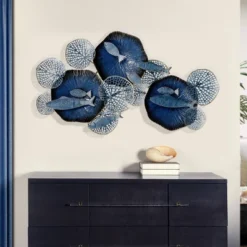 Metal Nobu Wall Hanging Navy/Gold - StyleCraft 13 Metal Nobu Wall Hanging Navy/Gold - StyleCraft -Lamps and Lighting Store GUEST 3d6a3d28 2d16 4c9c 8483 f9a772f46147