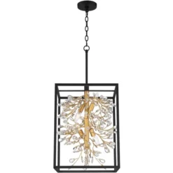 Possini Euro Design Carrine Black Gold Pendant Chandelier 15 1/4" Wide Modern Clear Crystal 4-Light Fixture For Dining Room House Foyer Kitchen Island 16 Possini Euro Design Carrine Black Gold Pendant Chandelier 15 1/4" Wide Modern Clear Crystal 4-Light Fixture For Dining Room House Foyer Kitchen Island -Lamps and Lighting Store GUEST 3d7ccd46 1e49 4ab2 9281 fad285d969f5