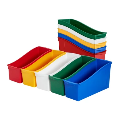 ECR4Kids Linking Book Bins, Colorful Connecting Classroom Storage Bins, 10-Pack 13 ECR4Kids Linking Book Bins, Colorful Connecting Classroom Storage Bins, 10-Pack - Image 11