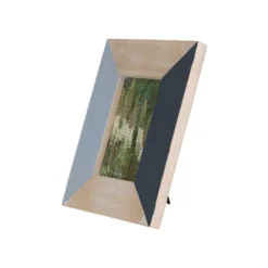 4x6 Inches Blue Wood & Glass Photo Frame - Foreside Home & Garden