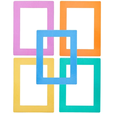 Juvale 15-Pack 4x6 Magnetic Picture Frames For Refrigerator, Locker, Office, Kitchen Cabinet, Classroom, Holds 4x6 Photos, 5 Colorful Borders 8 Juvale 15-Pack 4x6 Magnetic Picture Frames For Refrigerator, Locker, Office, Kitchen Cabinet, Classroom, Holds 4x6 Photos, 5 Colorful Borders - Image 6