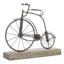 Vintage Reflections Rustic Iron And Wood Penny-Farthing Model Bicycle (14") - Olivia & May -Lamps and Lighting Store GUEST 4183ed66 0765 40ec 800f c797a2ad6096