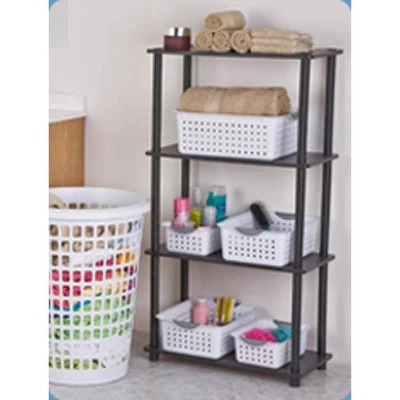 Sterilite Ultra Ventilated Open Top Plastic Storage Organizer Basket With Gray Contoured Carrying Handles 7 Sterilite Ultra Ventilated Open Top Plastic Storage Organizer Basket With Gray Contoured Carrying Handles - Image 5