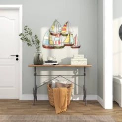 Coastal Metal Transportation Wall Decor Multi Colored - Olivia & May -Lamps and Lighting Store GUEST 424be8e9 2614 4c90 9210 3083776272c3