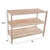 Hastings Home 3-Tier Wooden Shoe Rack - Organizes Up To 9-Pairs - Light Woodgrain -Lamps and Lighting Store GUEST 43fe986e a66a 4978 820a 2f7d9f6df056