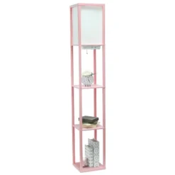 Floor Lamp Etagere Organizer Storage Shelf With 2 USB Charging Ports And Linen Shade - Simple Designs 19 Floor Lamp Etagere Organizer Storage Shelf With 2 USB Charging Ports And Linen Shade - Simple Designs -Lamps and Lighting Store GUEST 46083f80 0241 4b9d ade3 747c9aca67c7