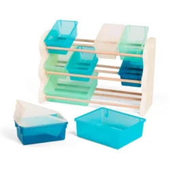 Totes Tidy Storage Bin Organizer Soft Sky - B. Spaces 9 Totes Tidy Storage Bin Organizer Soft Sky - B. Spaces -Lamps and Lighting Store GUEST 4655556a 1c2d 44c4 9ccb 3fc0f9202287