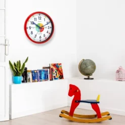 Analog 12" Quartz Accurate Time Teacher With Quiet Sweep Movement Wall Clock - Westclox