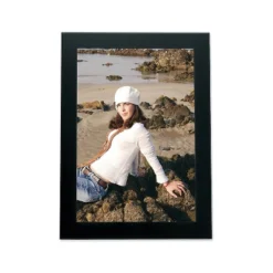 Lawrence Frames 4" X 6" Metal Black Picture Frame 230046