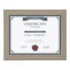 8.5" X 11" Kieva Document Frame Gray - DesignOvation