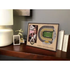 4" X 6" NCAA Purdue Boilermakers Football 3D StadiumViews Picture Frame