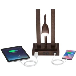 Possini Euro Design Possini Euro Deacon Bronze Gooseneck Lamps With USB And Outlet Set Of 2 12 Possini Euro Design Possini Euro Deacon Bronze Gooseneck Lamps With USB And Outlet Set Of 2 -Lamps and Lighting Store GUEST 4db32ed7 0804 479a af43 afecd341a8a6