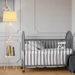 58" Etagere Floor Lamp With Shelves With Linen Shade White - Cresswell Lighting -Lamps and Lighting Store GUEST 4e7b47e4 2261 4070 bfe5 fc14905d0831