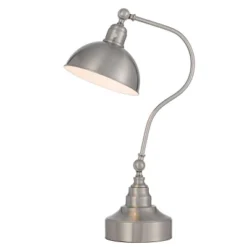 Metal Adjustable Desk Lamp Brushed Steel - Cal Lighting -Lamps and Lighting Store GUEST 51230b47 5b45 47a5 9fd6 2dff5beb6e76