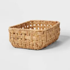 Rectangular Twisted Open Checkered Weave Basket - Brightroom™ -Lamps and Lighting Store GUEST 514258d4 7e89 434a bb0b bbdf991578bf