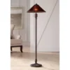 Regency Hill Capistrano Rustic Mission Floor Lamp Standing 57 1/2" Tall Bronze Metal Natural Mica Cone Shade For Living Room Bedroom Office House Home -Lamps and Lighting Store GUEST 51655bde ca0b 49e2 a8c7 9815963b6f07