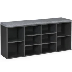 Costway Entryway Padded Shoe Storage Bench 10-Cube Organizer Bench Adjustable -Lamps and Lighting Store GUEST 5333a78a cf76 4b6e 8393 c83d6e0b21ea