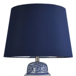 Blue Ivy Swirl Table Lamp With Blue Hardback Fabric Shade - StyleCraft 9 Blue Ivy Swirl Table Lamp With Blue Hardback Fabric Shade - StyleCraft -Lamps and Lighting Store GUEST 5406bc21 270a 4111 b97b ed80fc3463c9