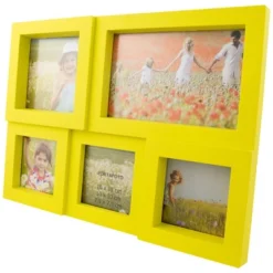 Northlight Yellow Multi-Sized Puzzled Collage Picture Frame 9 Northlight Yellow Multi-Sized Puzzled Collage Picture Frame -Lamps and Lighting Store GUEST 5474b814 e7b0 4a2d a968 77487d0b6729