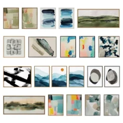 18" X 40" Sylvie Tranquil Meadows Framed Canvas By Amy Lighthall Natural - Kate & Laurel All Things Decor -Lamps and Lighting Store GUEST 547cebeb 1cb3 4bf2 a502 6f7f17f18e87