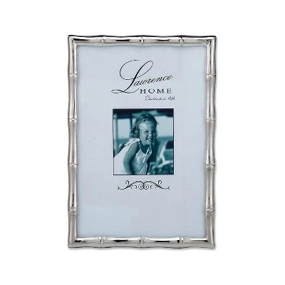 Lawrence Frames 710146 Silver Metal Bamboo 4x6 Picture Frame 3 Lawrence Frames 710146 Silver Metal Bamboo 4x6 Picture Frame
